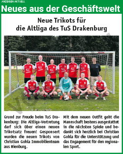 Trikots TUS Drakenburg